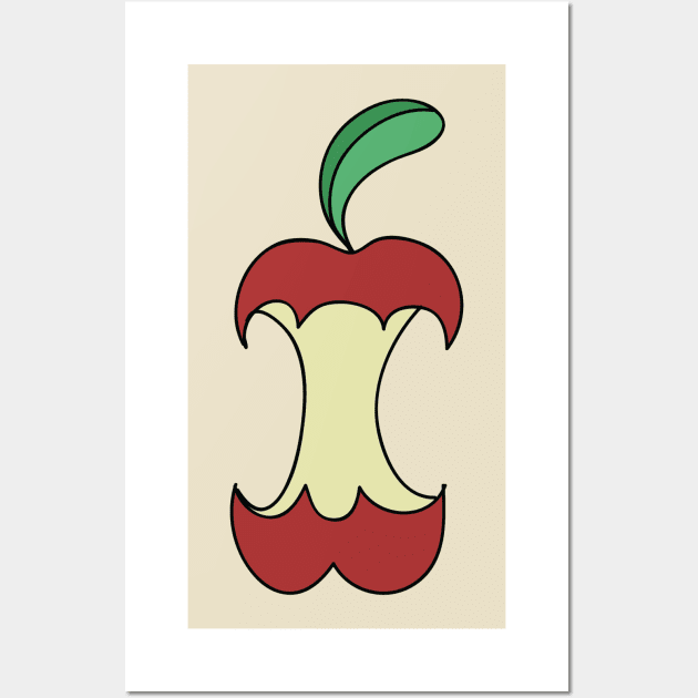 Apple Core Wall Art by saradaboru